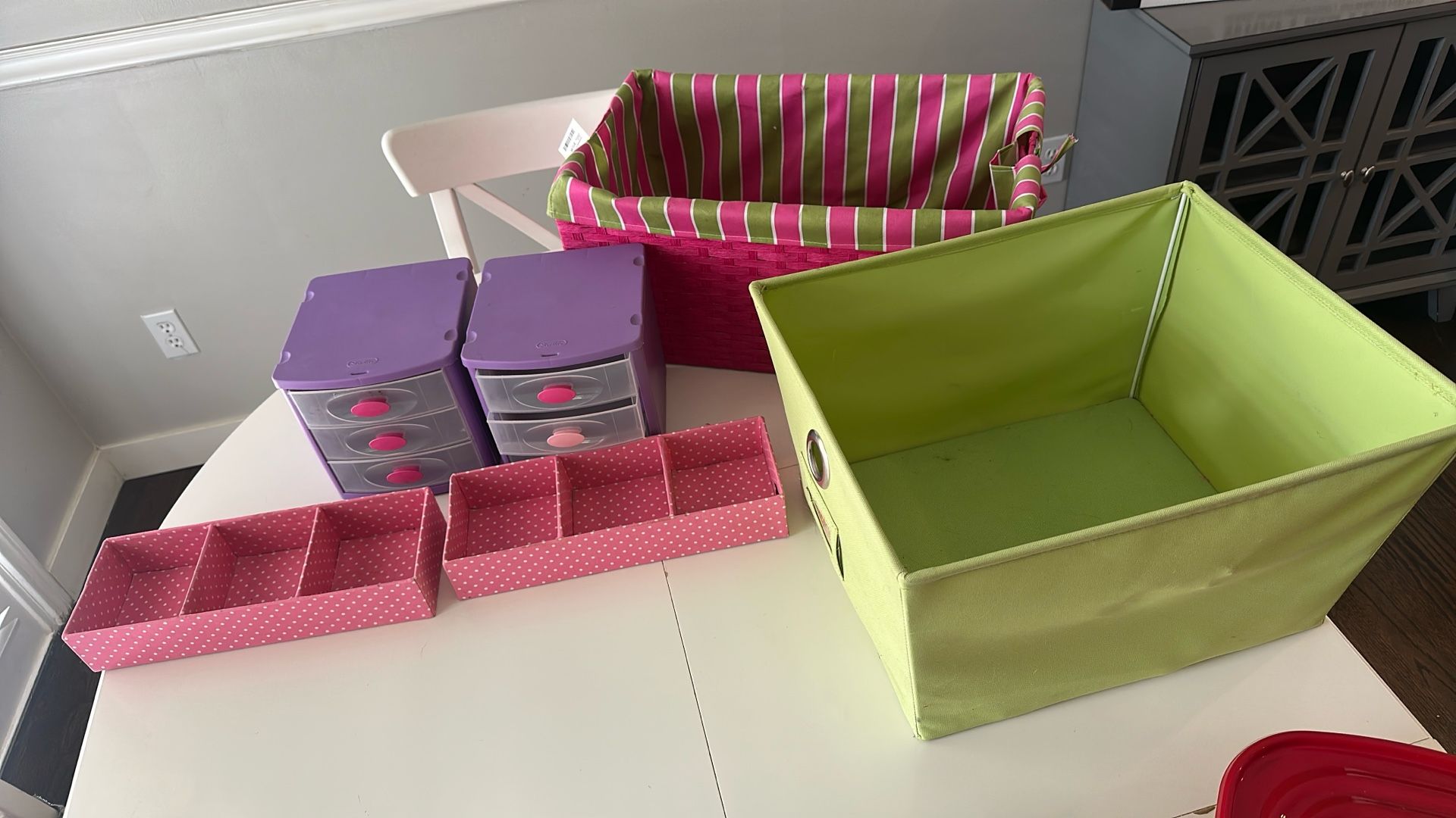 Canvas Storage Bins Organization Kids