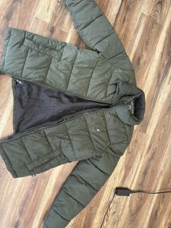 Olive Nautica Puffer Jacket