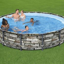 Brand New Very Nice Looking Swimming Pool 14x33 With Filter Pump. 