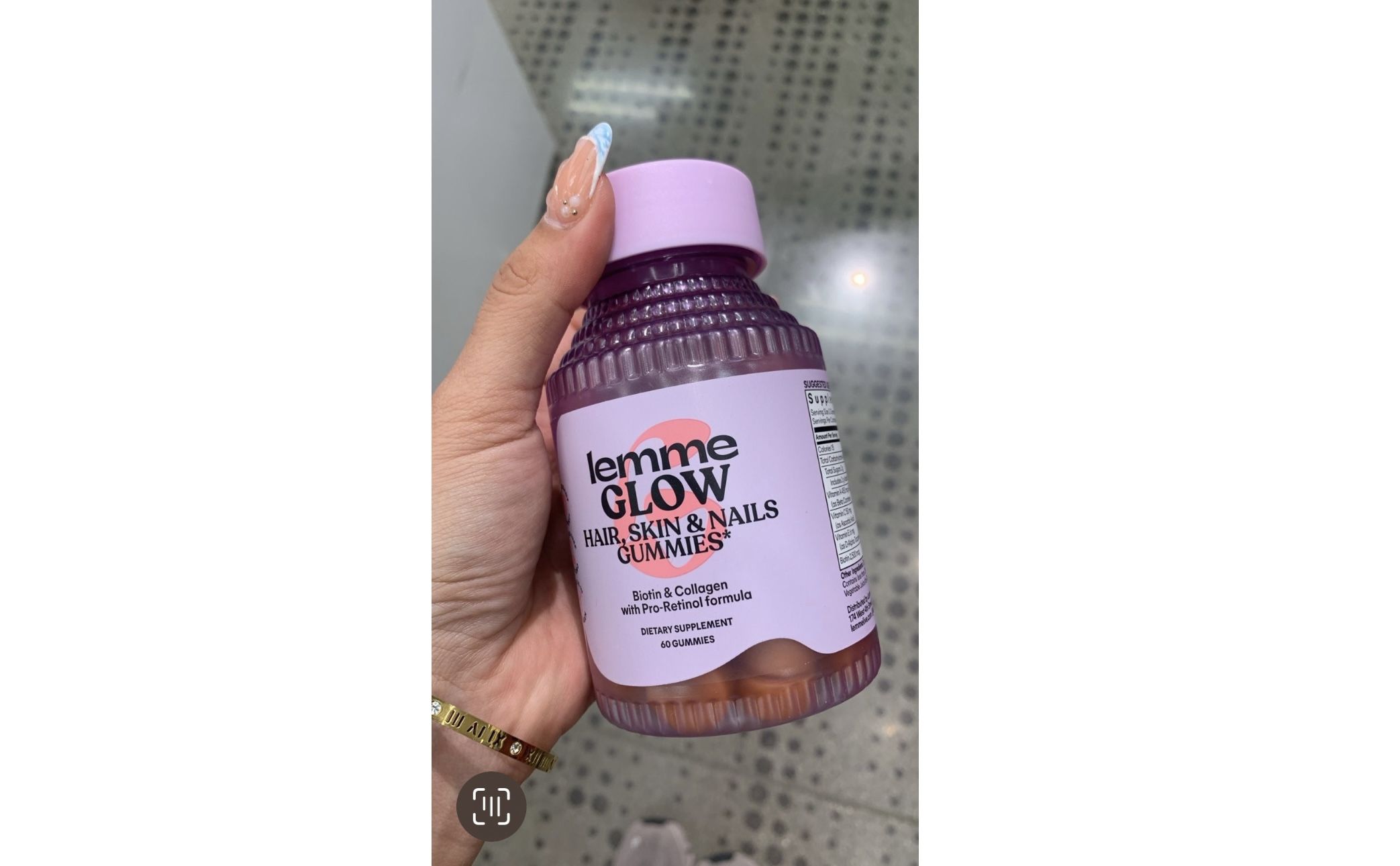 LEMME GLOW HAIR SKIN & NAILS GUMMIES