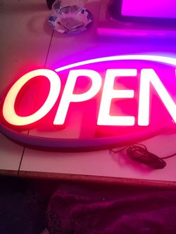 Obo LED Neon Open Sign