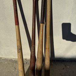 Vintage Wood Baseball Bats
