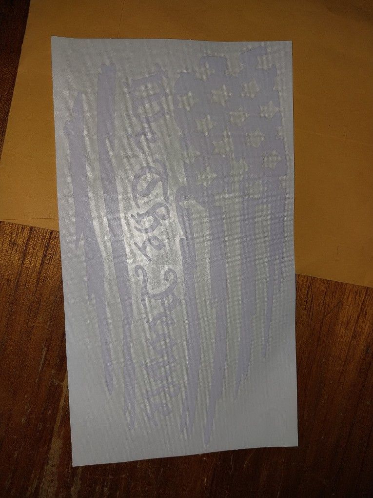 We THE People Car Decal
