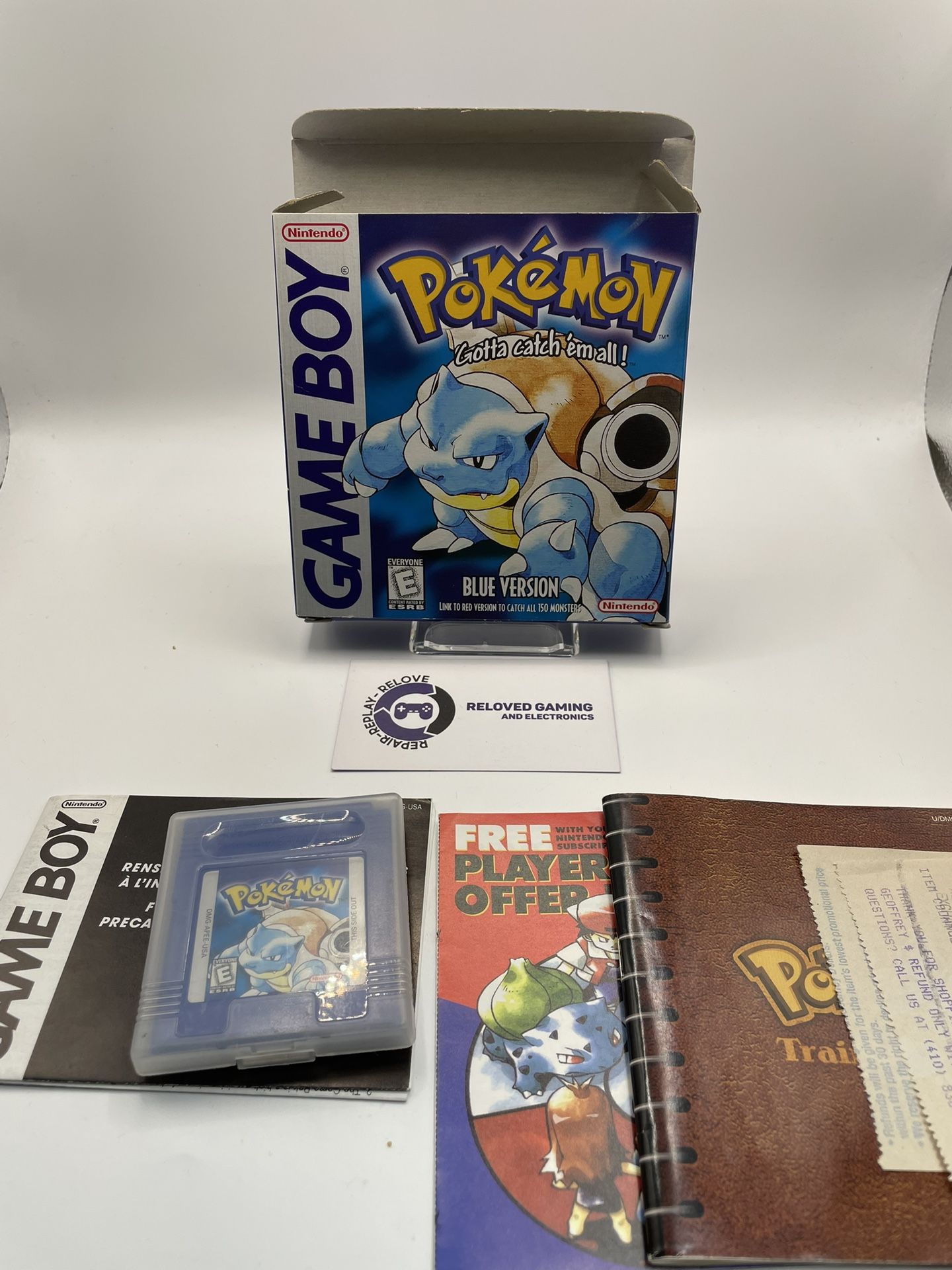Pokemon Blue - Complete In Box - First Edition - For Sale Or Trade