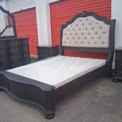 Queen Size Bedroom Set With Boxspring 