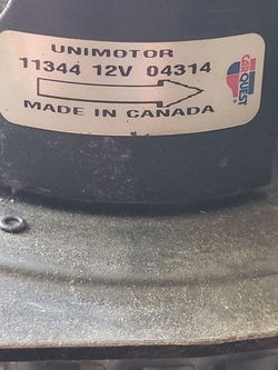 Chevy/Gmc  blower motor