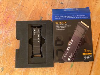 WD black 2TB with heatsink