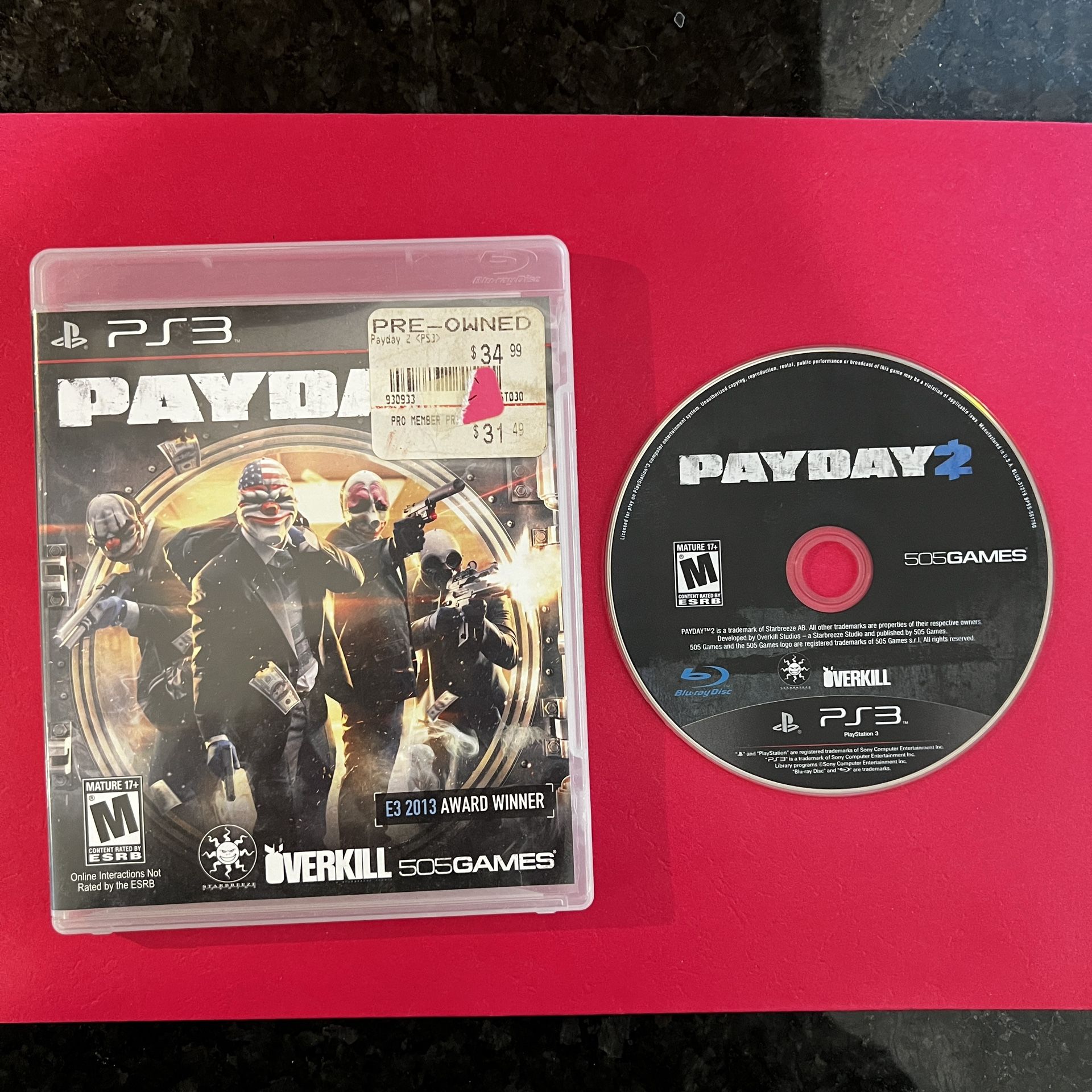 Payday 2 For Playstation 3