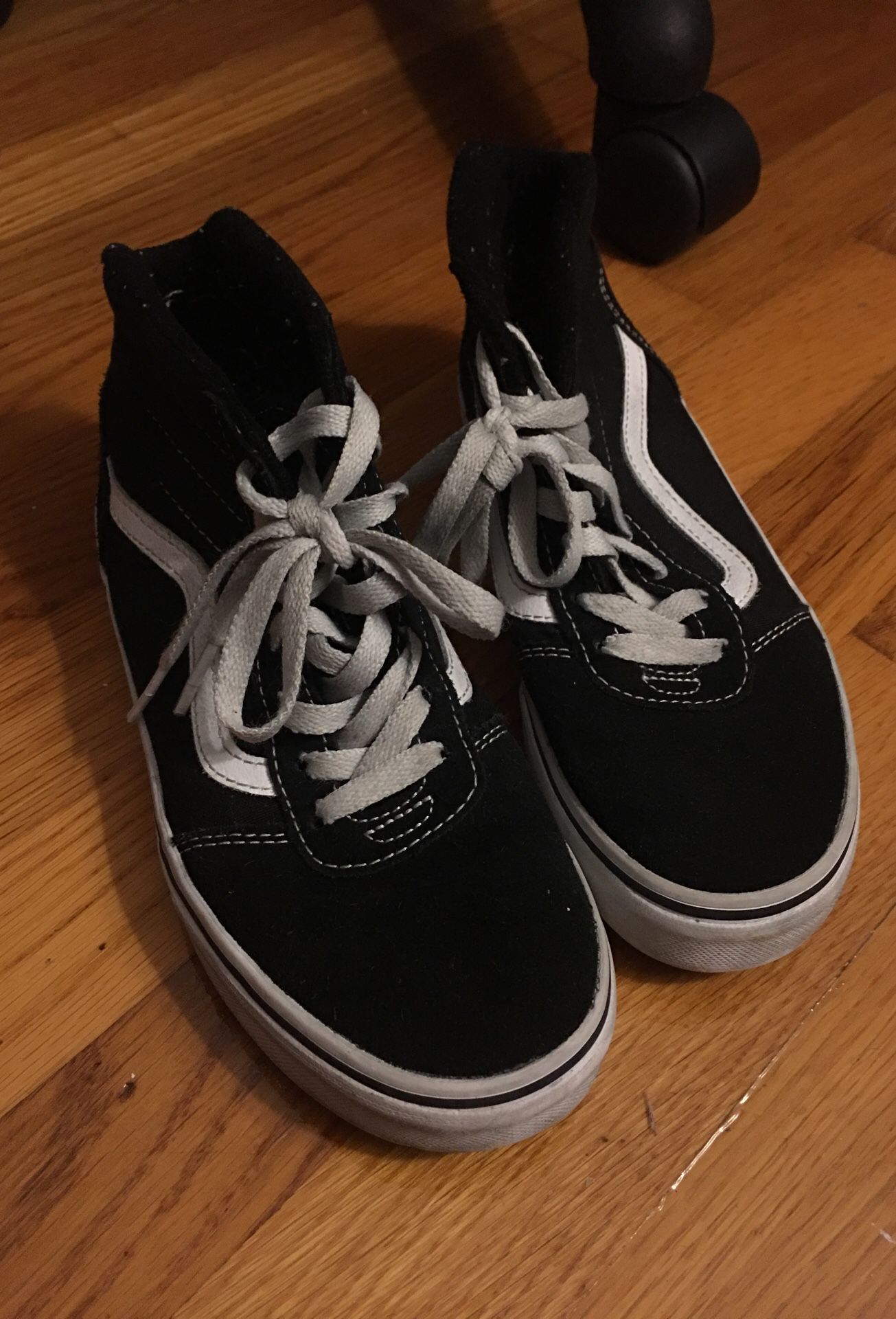 Vans kids black sneakers size 3