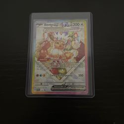 Pokémon Prismatic Promo:  Eevee Ex 