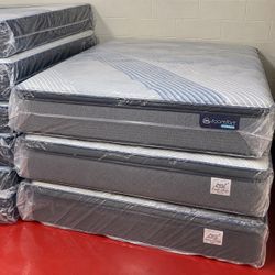 King Size 16” Serta iComfort Applause II Hybrid Pillow Top | Sealed in Plastic | Pickup & Delivery Available