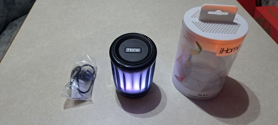 iHome iBT810 LED Color Changing Bluetooth Speaker