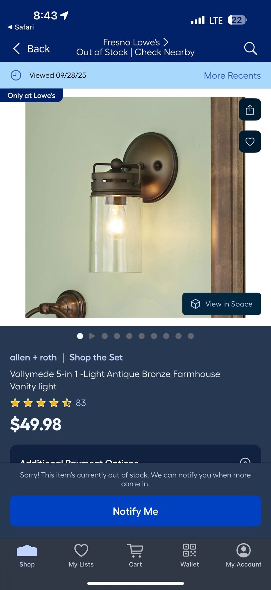 Wall Mounted Indoor Lights