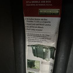 3 Husky Storage Containers 50 Gallon Mobile Job Box