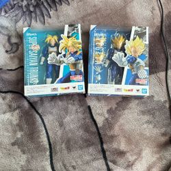 Super Saiyan Vegeta And Trunks 