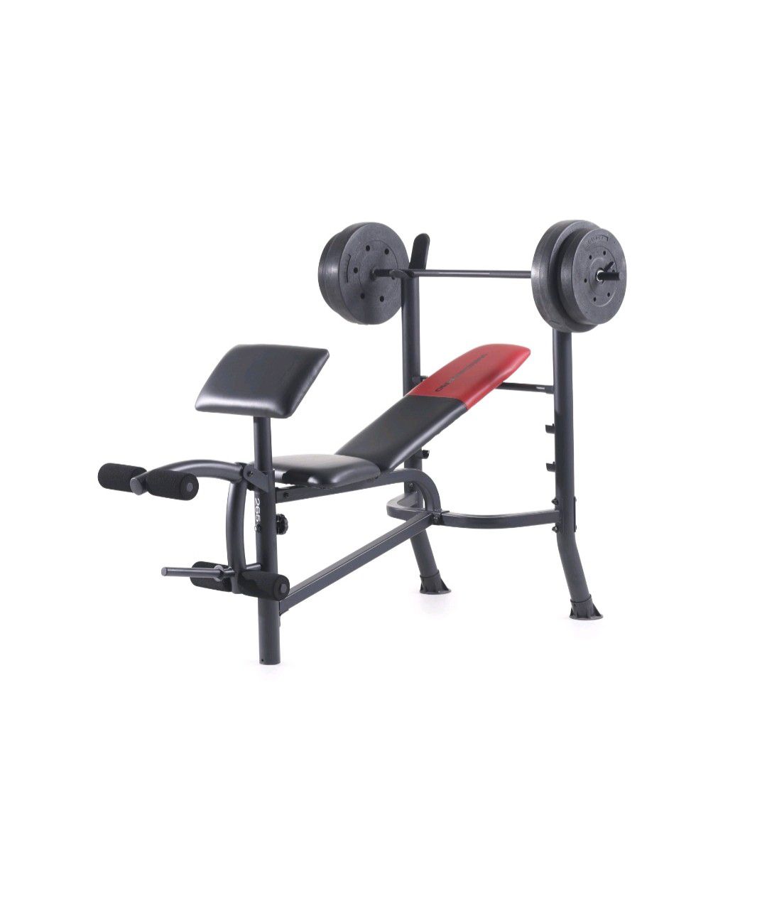 Weider Pro 265 Standard Bench with 80lbs