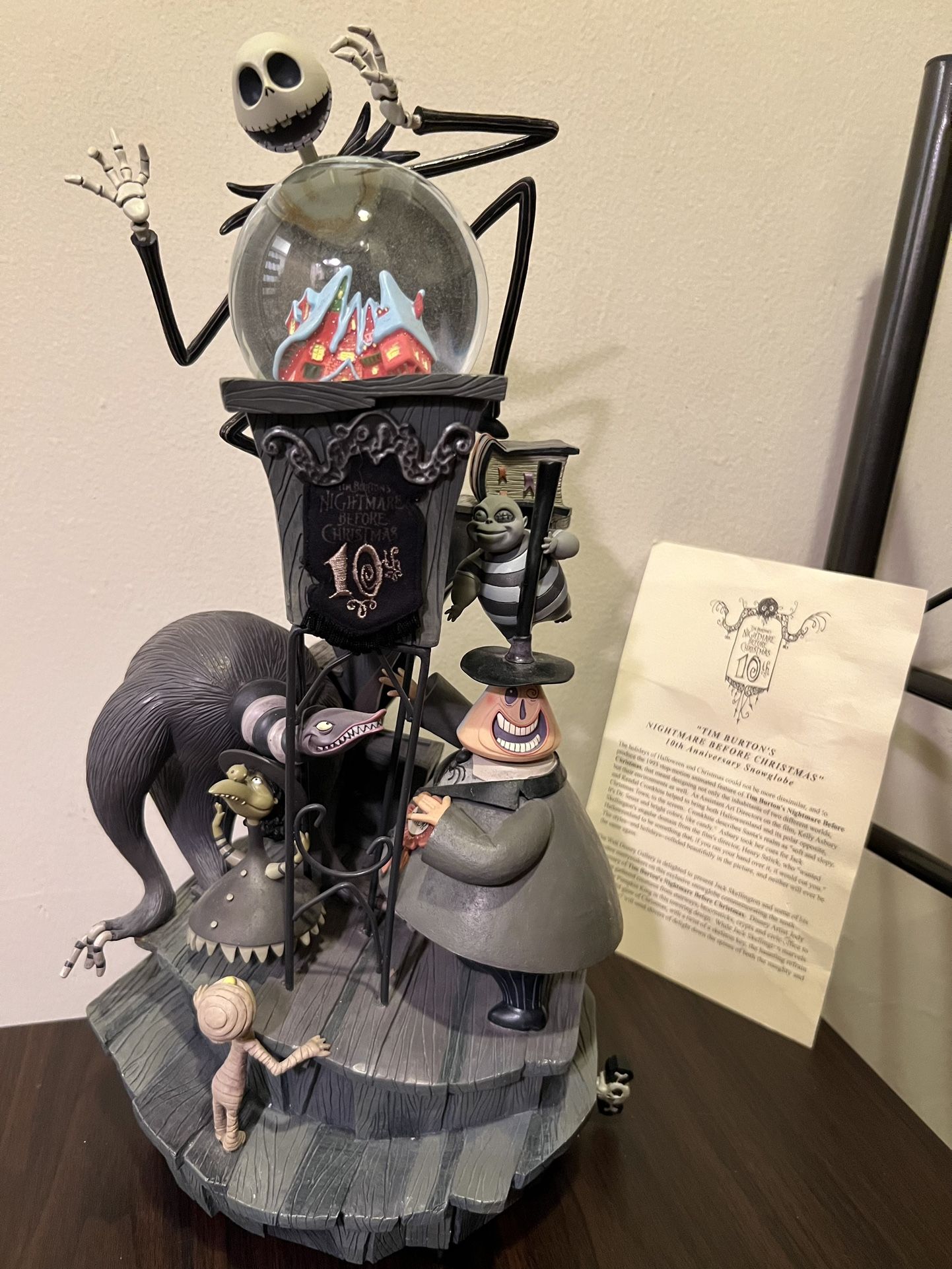 Rare Nightmare Before Christmas Snow Globe