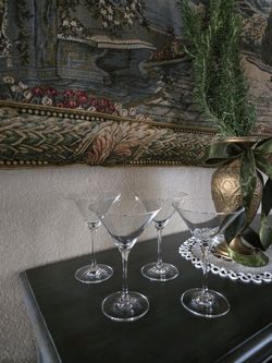 Set of Martini Glasses