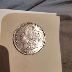 One Dollar Morgan 1887 $100 Dlrs