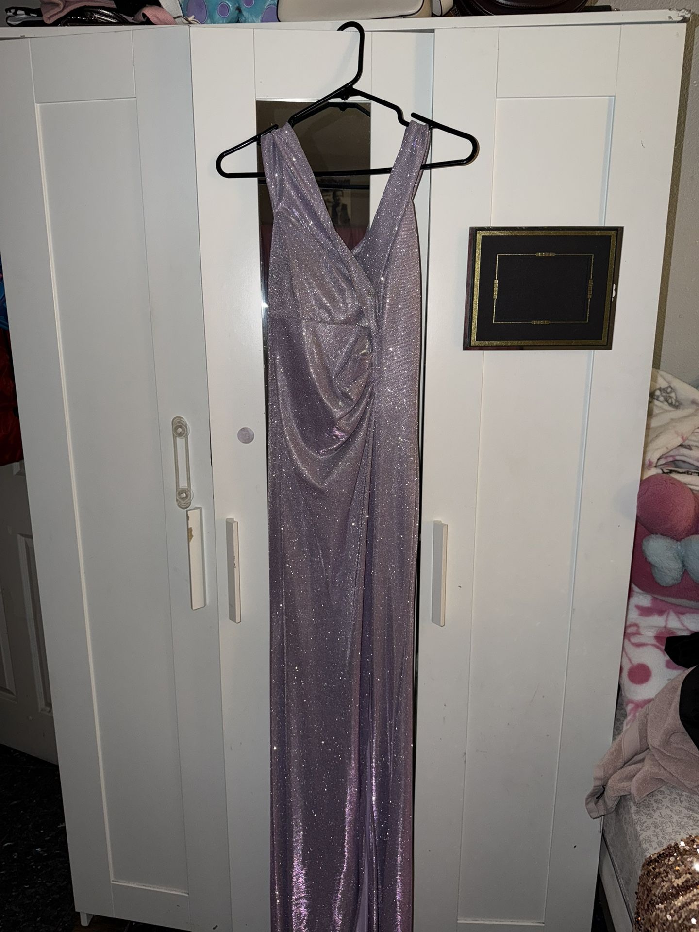 light purple prom dress