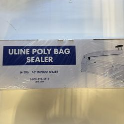ULINE 16” Poly Bag Impulse Sealer – Brand New in Box