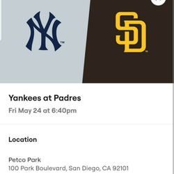 Padres Vs Yankees Tickets 