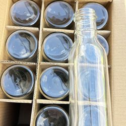 One Case Of 12 Glass Bottles 12oz Each