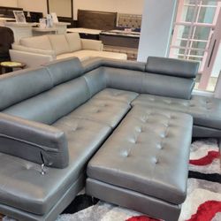 COMFY NEW IBIZA SECTIONAL SOFA AND OTTOMAN SET ON SALE ONLY $899. IN STOCK SAME DAY DELIVERY 🚚 EASY FINANCING 