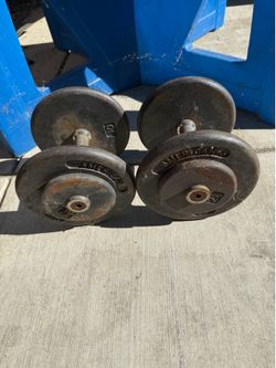25 Ib dumbbells