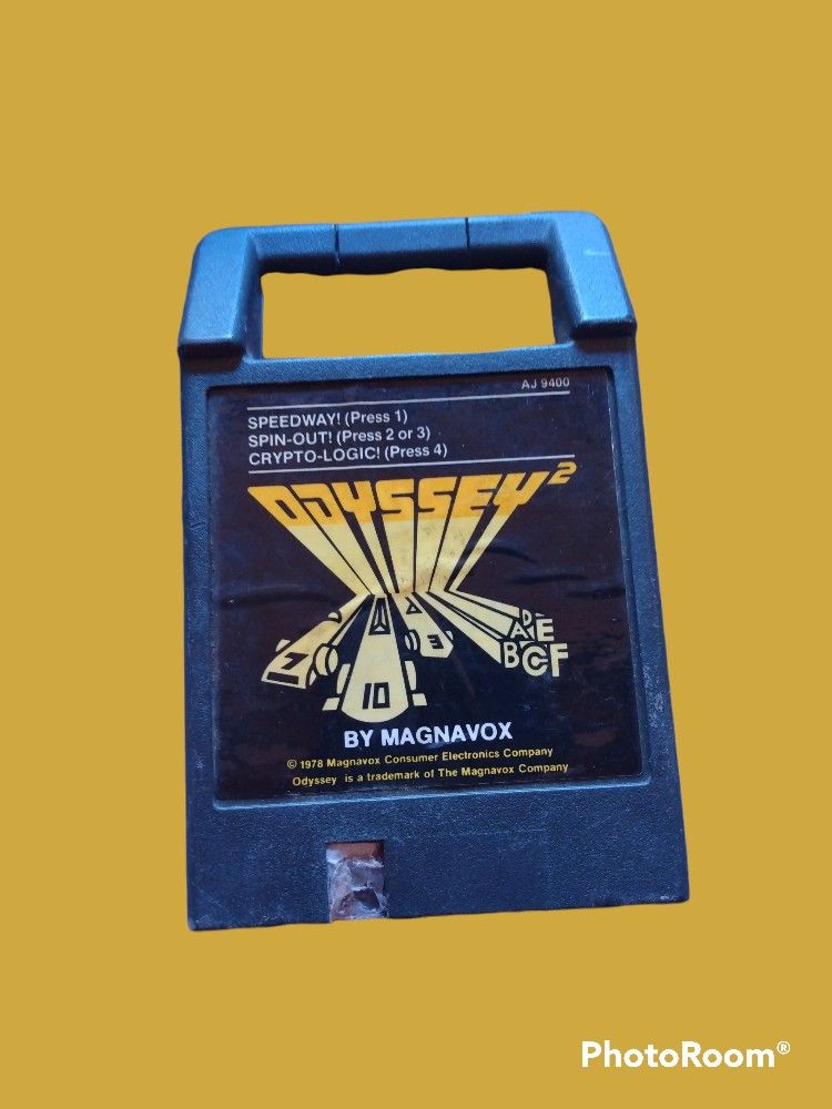 Magnavox Speedway Spin Out And Crypto Logic Odyssey 2 Game