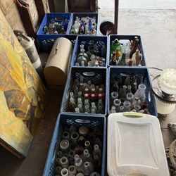 Vintage Antique Bottle Collection