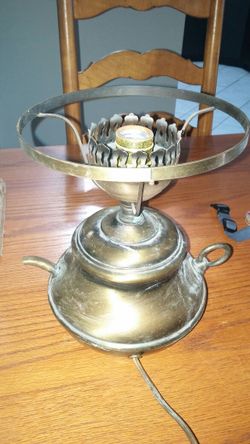 Antique tea lamp