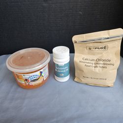 Popping Boba Sodium Alginate Calcium Chloride Kitchen Chemistry DIY Popping Boba Components $15 OBO
