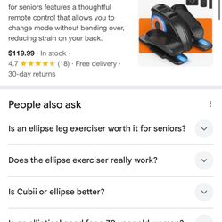 WILL GO FAST!! Elipse Leg Exerciser Electric as Seen on TV Under Desk Elliptical with 12 Adjustable Speed Quiet & Portable Peddler Exerciser for Senio