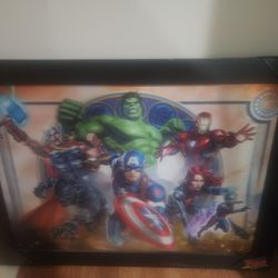Free Marvel Avengers Framed 3d Poster/Nolan Joker Poster