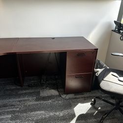 Office Desk Shelves And Book Case 