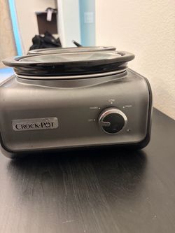 Like-New Crock-Pot Hook Up Connectable Double 1-Quart Slow Cooker