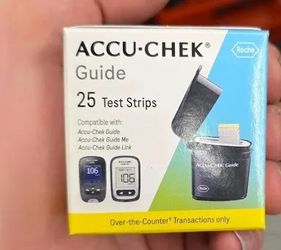 Accucheck 25 Test Strips