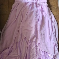 Lilac Prom Long Lace Dress Wedding Party