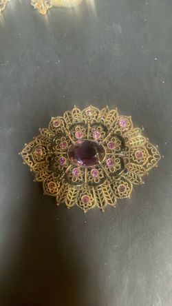 Vintage Czech Brooch