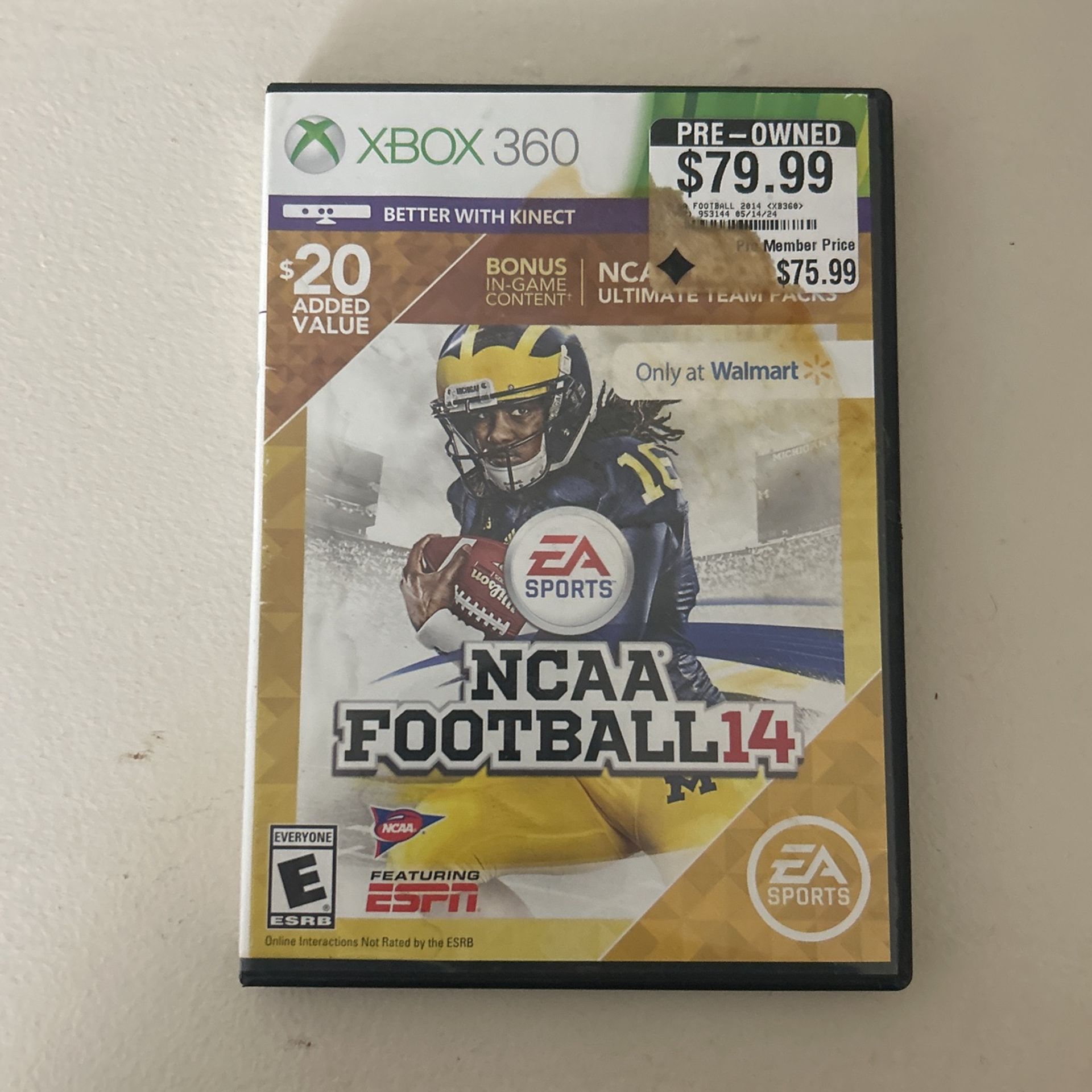 Ncaa 14 Xbox 360 Game