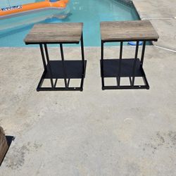 Set Of 2 Stools Seat Chair Living Room Dining