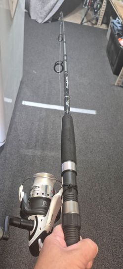 New Fusion spinner rod and reel fishing pole