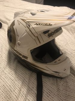 Size medium motorcycle helmet. Snell/ Dot approved