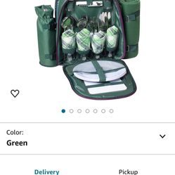 Picnic Backpack New 4 People 