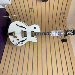 Epiphone Swingster Royale Pearl/White with Case, Whammy Bar + More!