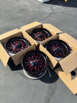 Brand New 18” Fuel Stoke Wheels for Toyota Tundra Dodge Ram 5x150 and 5x139.7