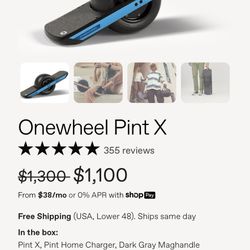 One Wheel Pint X Like New
