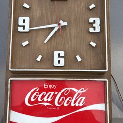 Vintage Coca Cola Clock