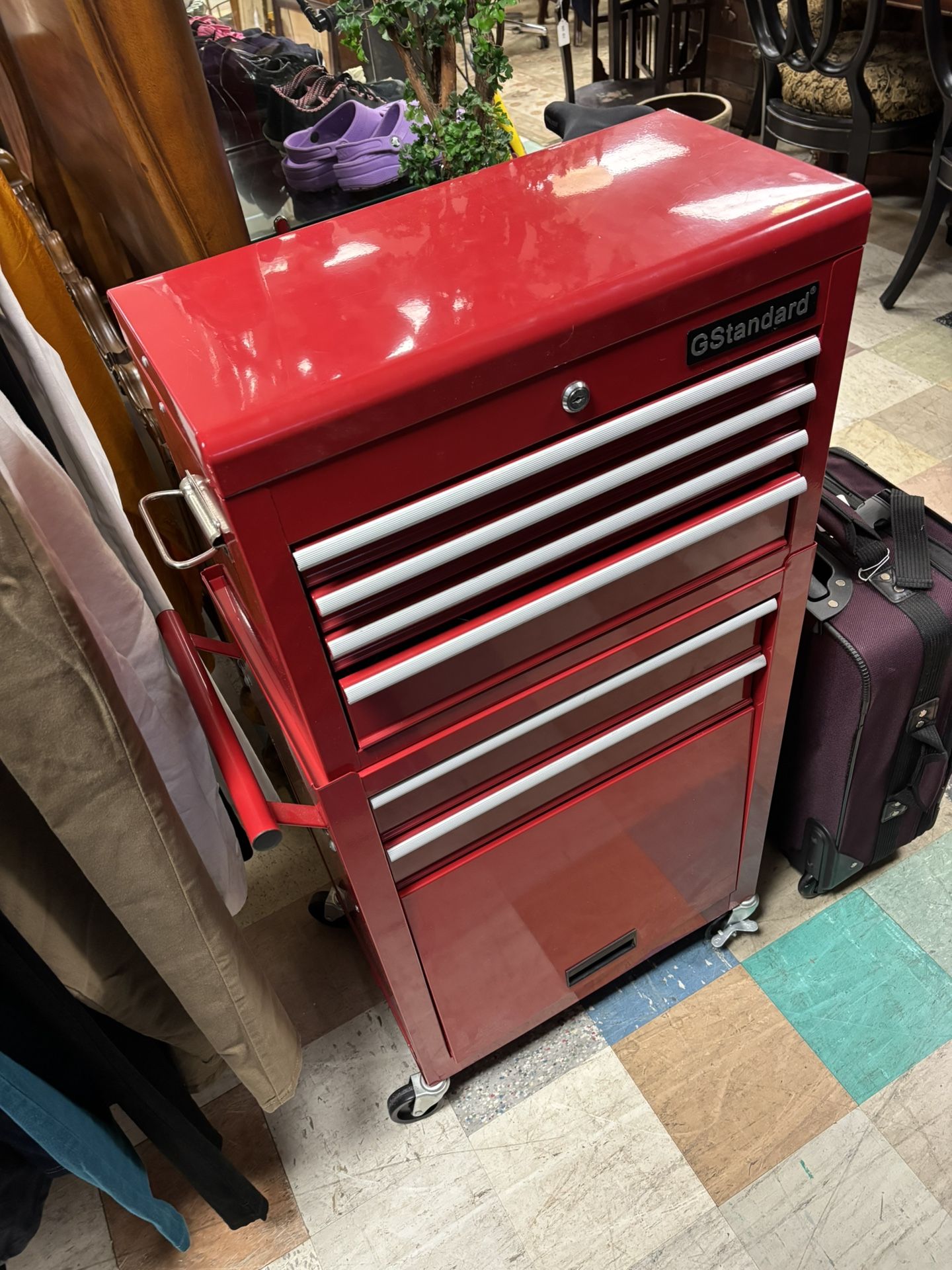like new stack toolbox with contents